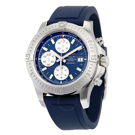 breitling colt automatic blue dial men's watch|Breitling watches colt chronograph.